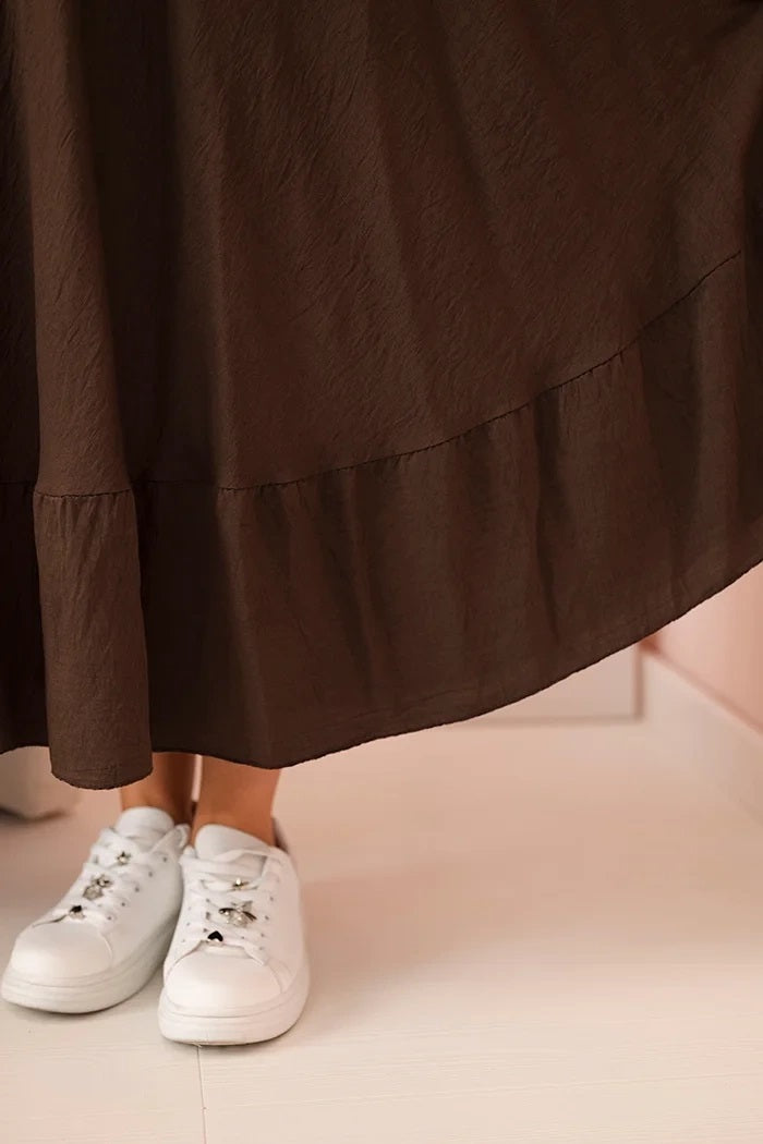 Brūna Plus size kleita (One size/XL-3XL)
