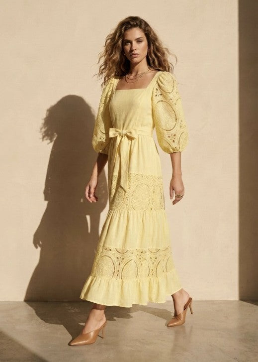 Kokvilnas garā kleita (S; M; L)