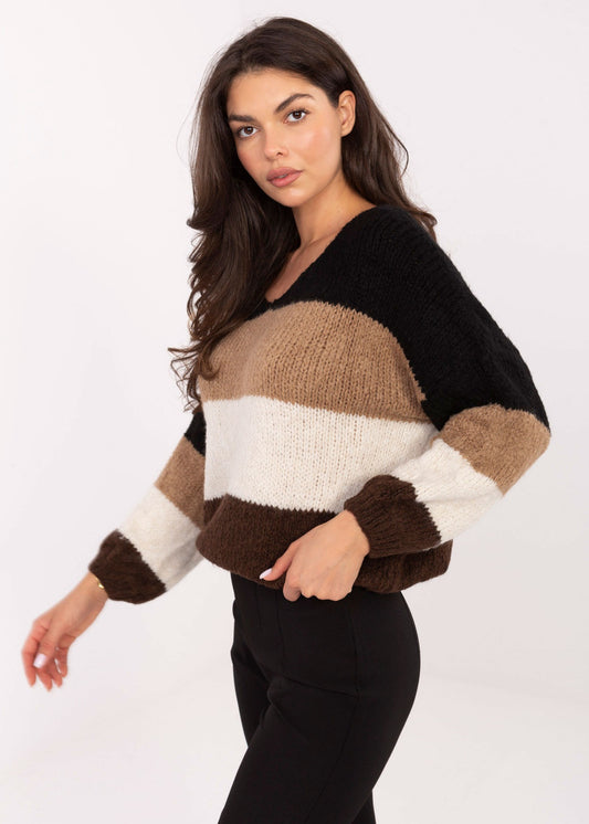 Svītrains džemperis (One size/S-XL)