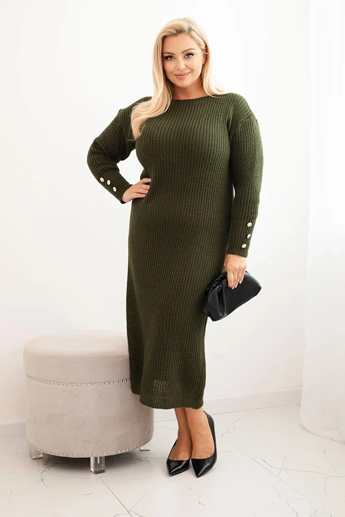 PLus size džemperkleita (One size/XL-4XL)