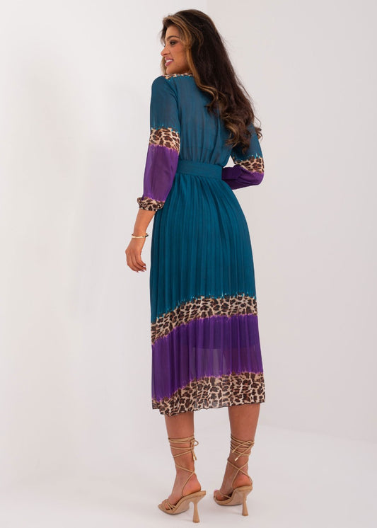 Raiba, plisēta midi kleita (One size)