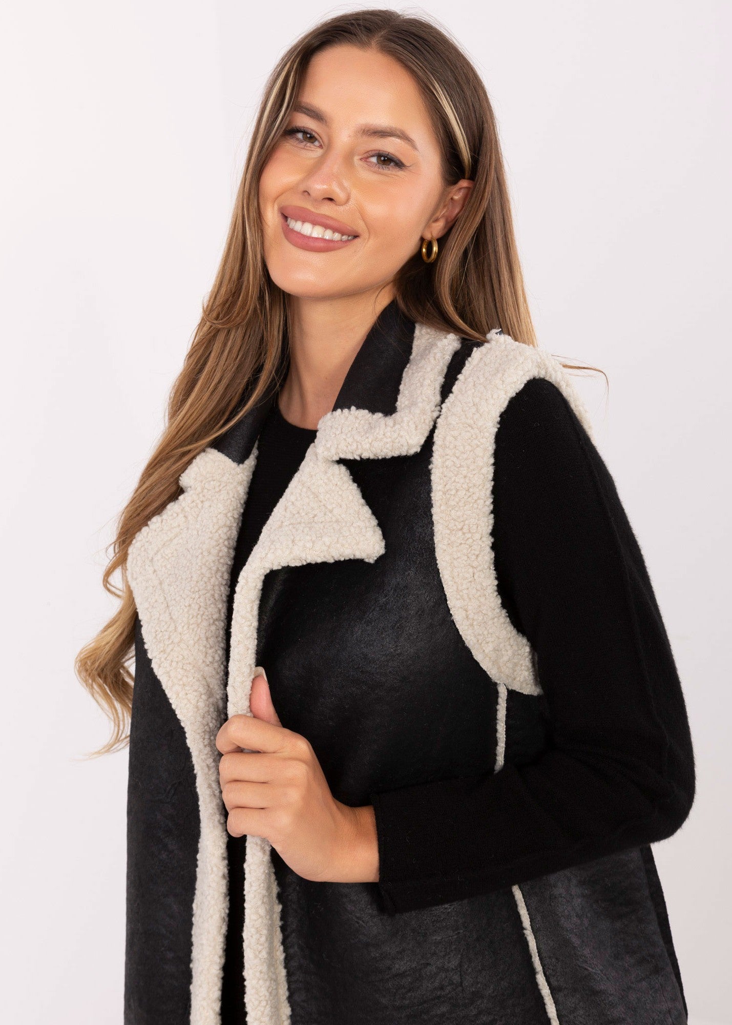 Melna veste (One size/S-L)