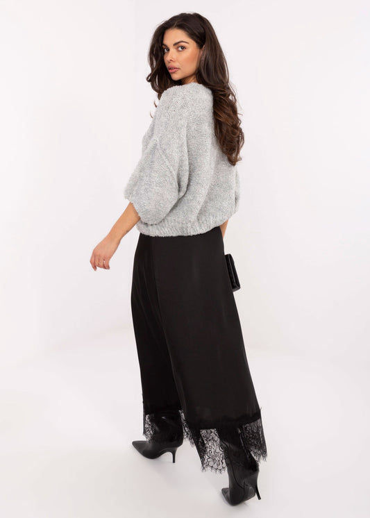 Melni svārki ar mežģīni (One size/S-L)