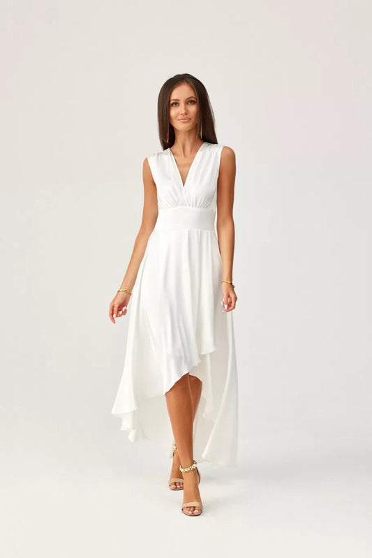 Balta satīna kleita (S; XL)