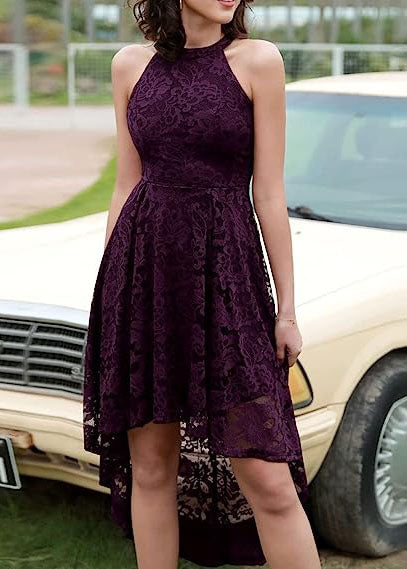 Violeta mežģīņu kleita (L; XL)