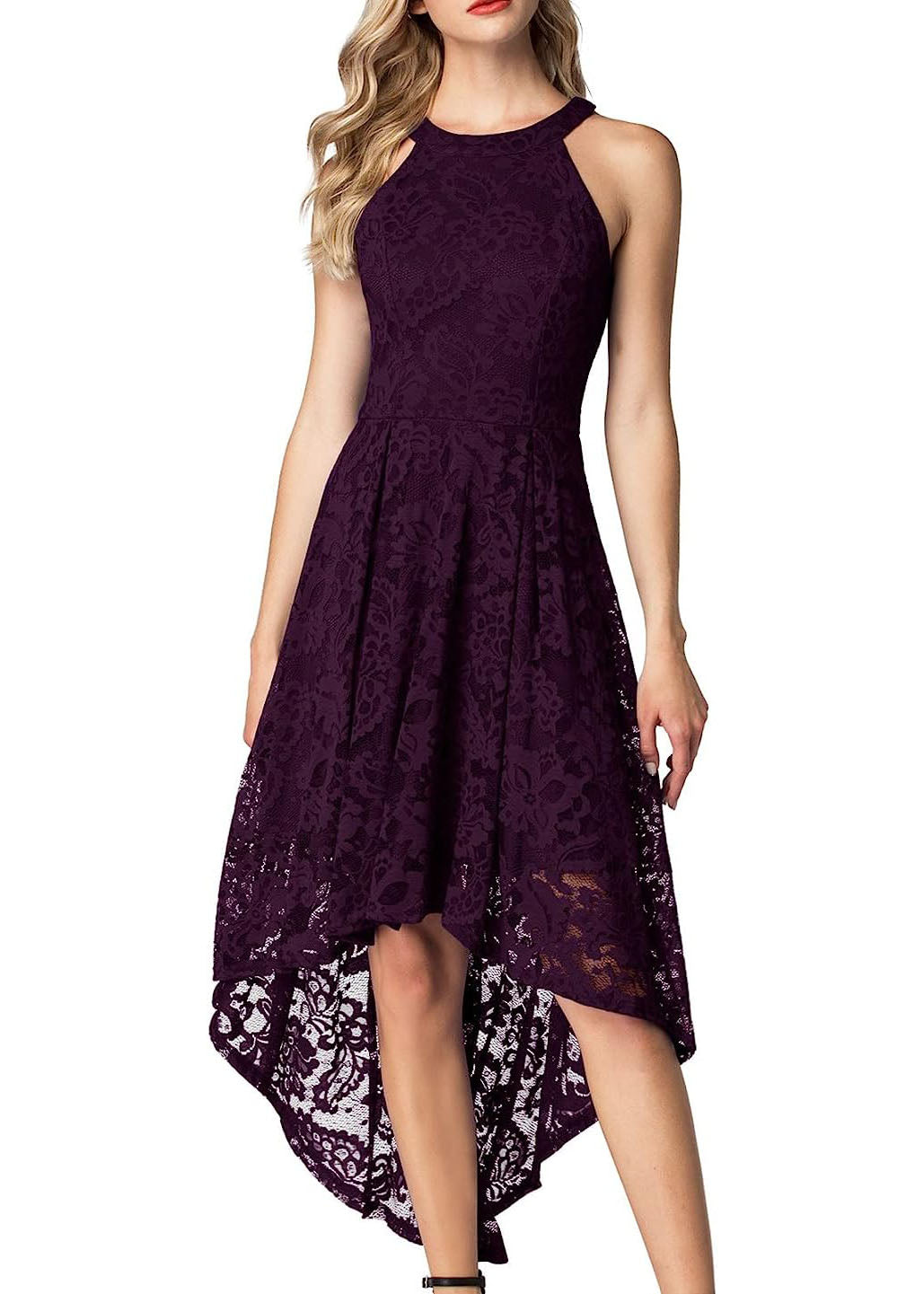 Violeta mežģīņu kleita (L; XL)