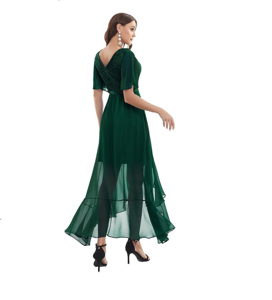 Zaļa kokteiļkleita (S)