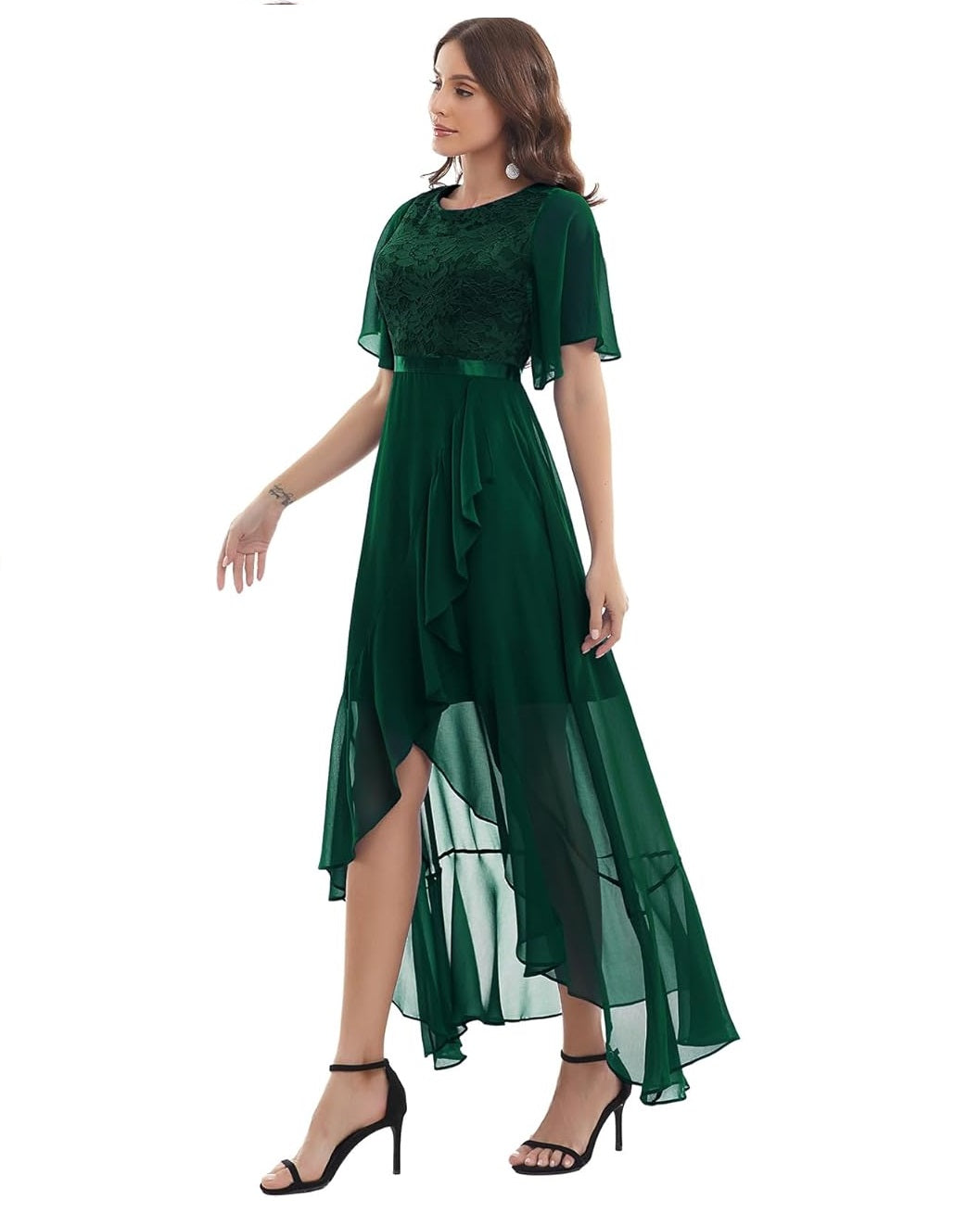 Zaļa kokteiļkleita (S)