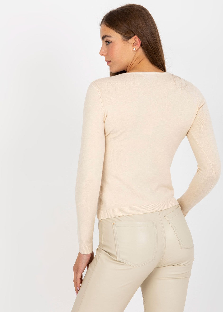 Bēša kokvilnas jaka (viens izmērs)