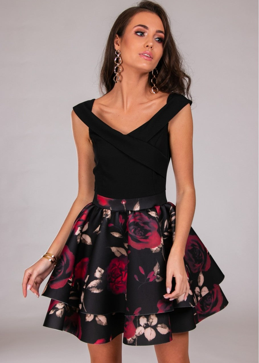 Melna mini kleita (M; L)