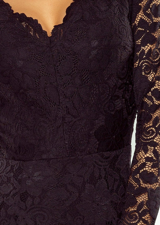 Melna mežģīņu kleita (S)