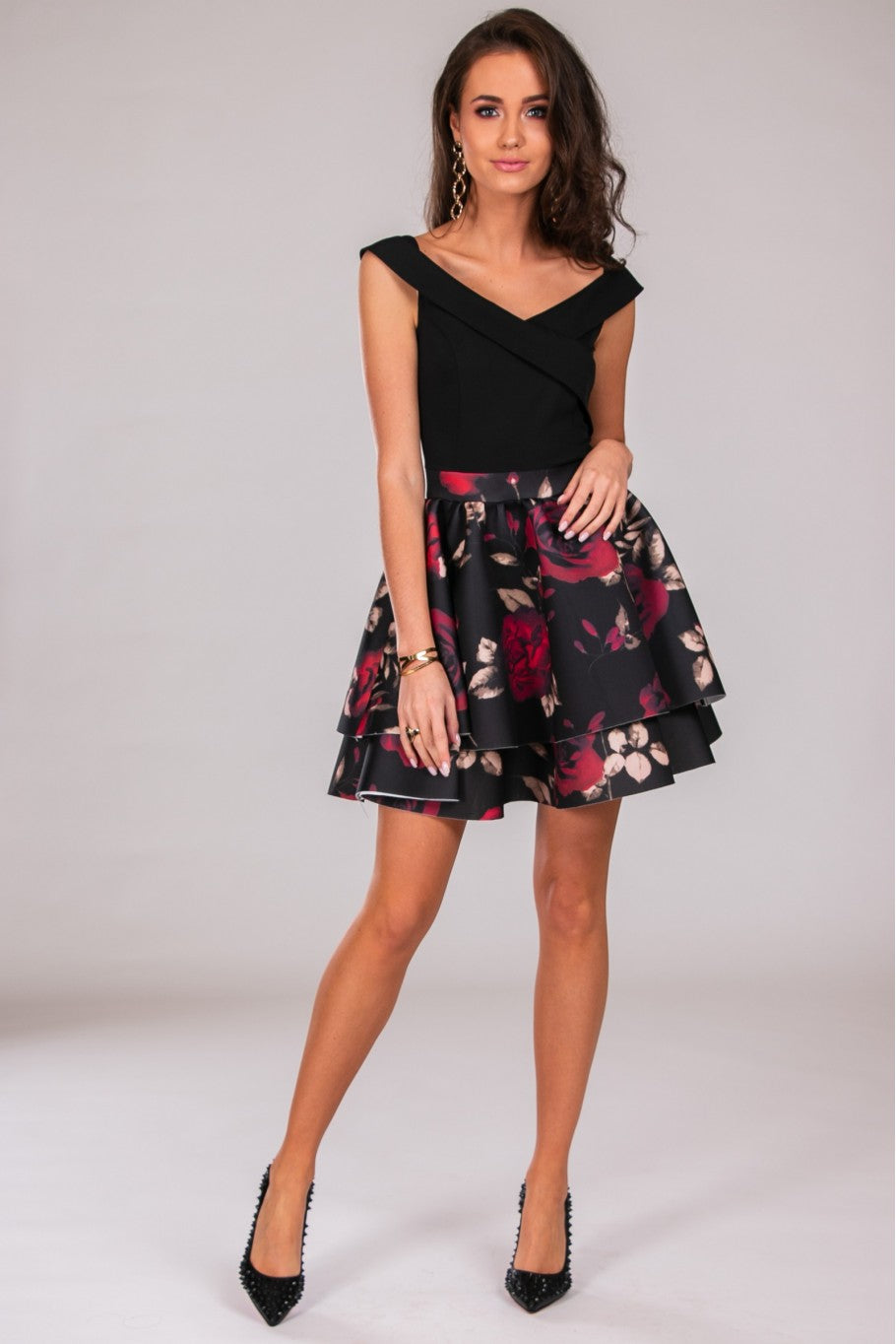 Melna mini kleita (M; L)