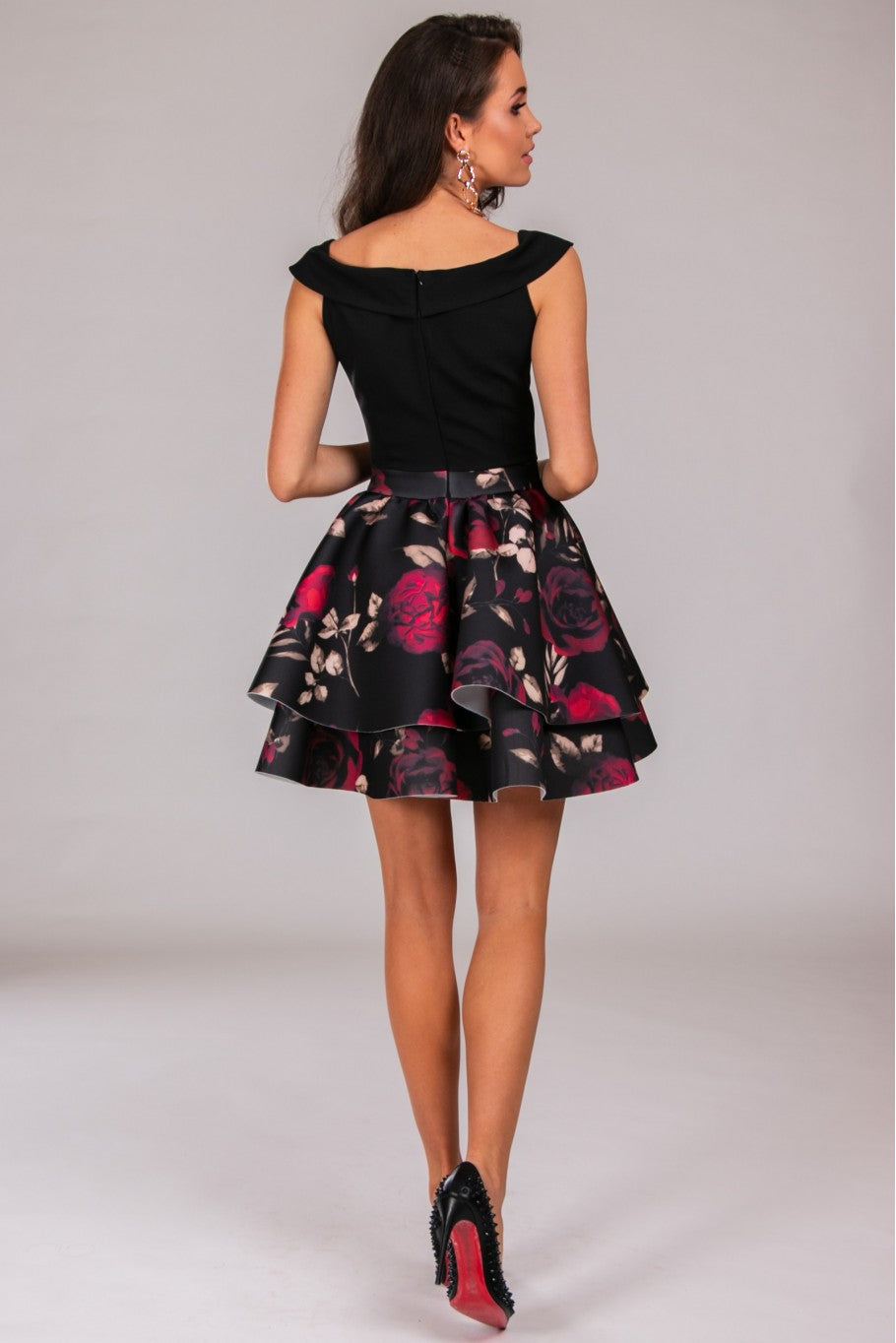 Melna mini kleita (M; L)