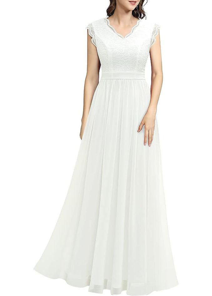 Balta kleita ar mežģīnēm (XL)