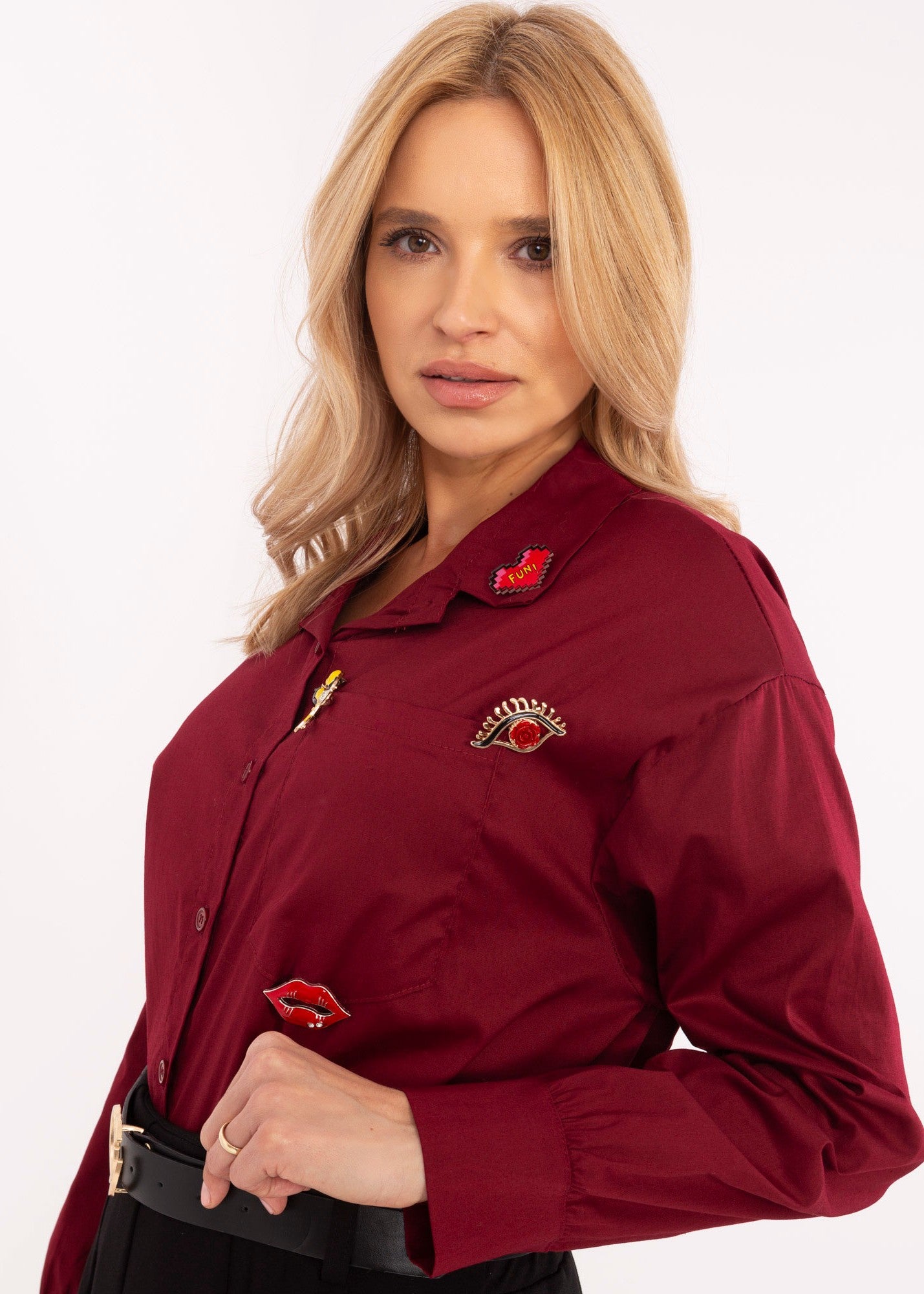 Bordo kreklblūze (One size/S-L)