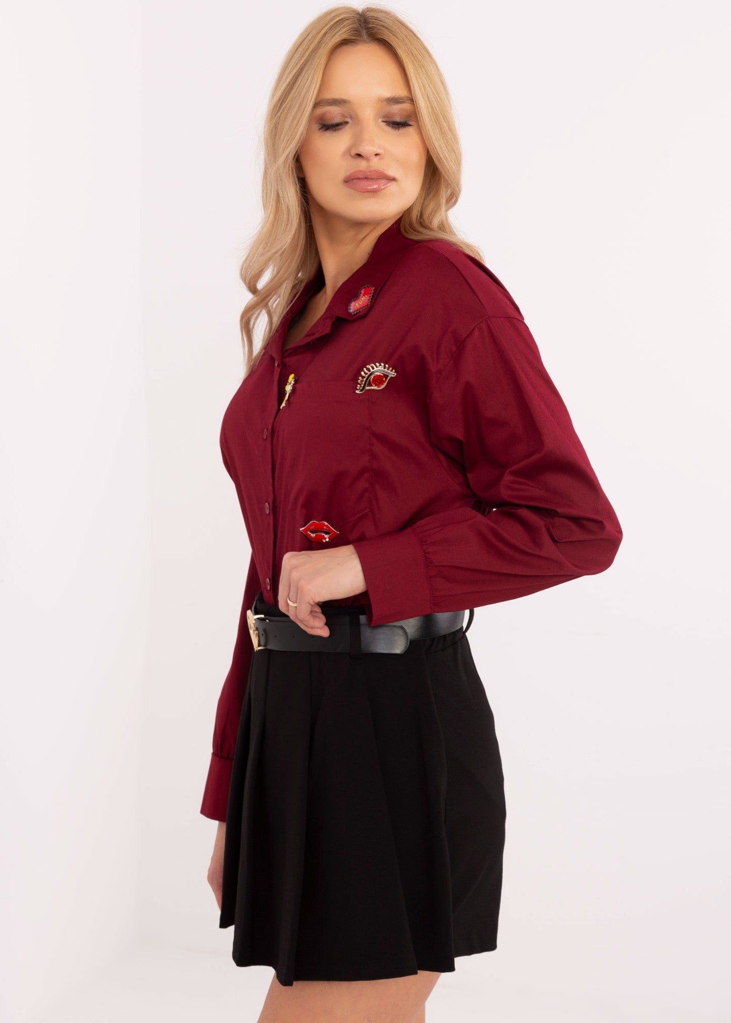 Bordo kreklblūze (One size/S-L)