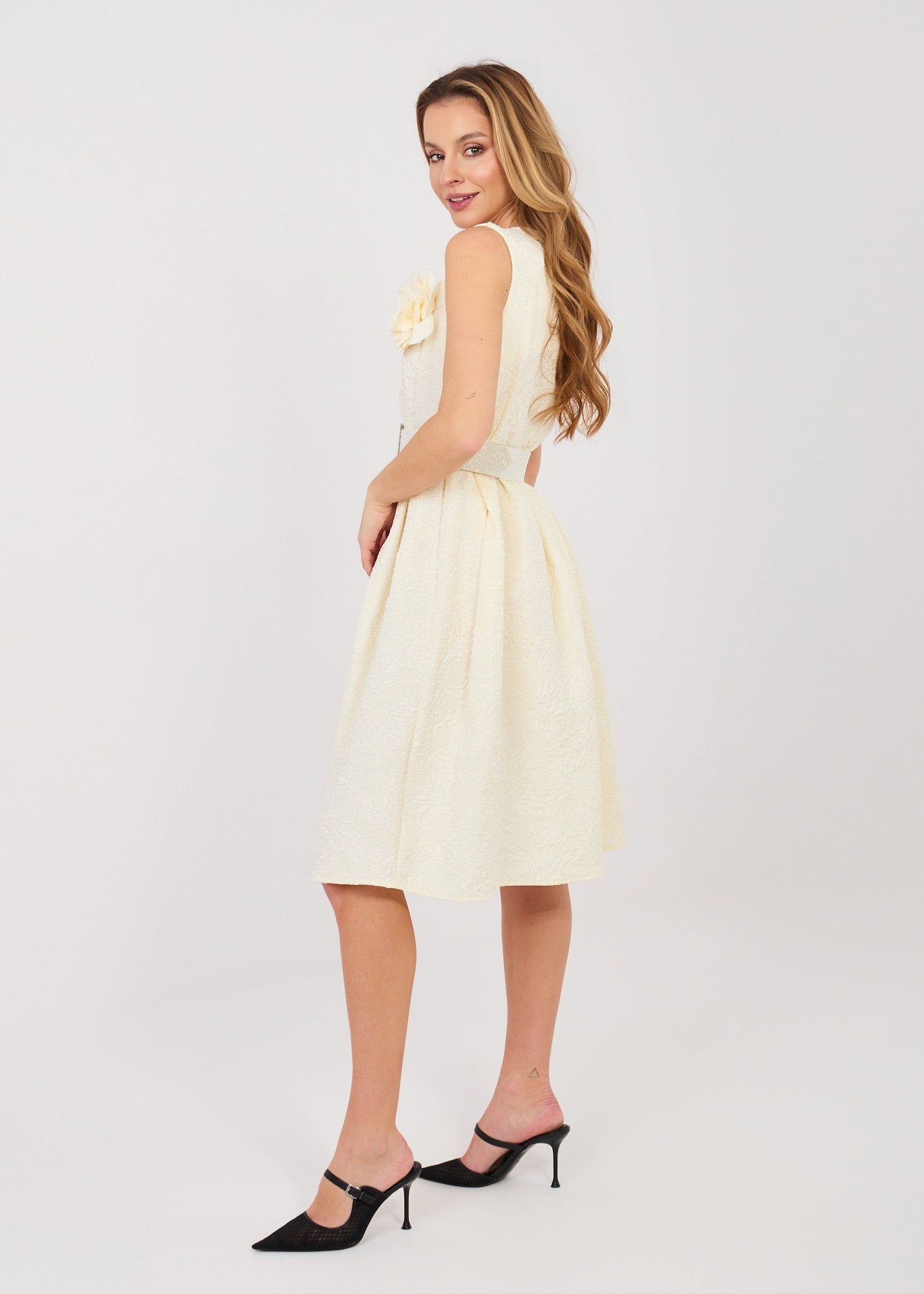 Teksturēta auduma kleita (One size/S-L)