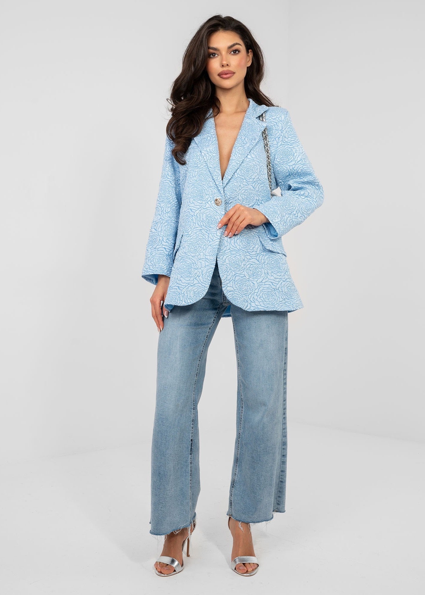 Teksturēta auduma žakete (One size/M-XL)