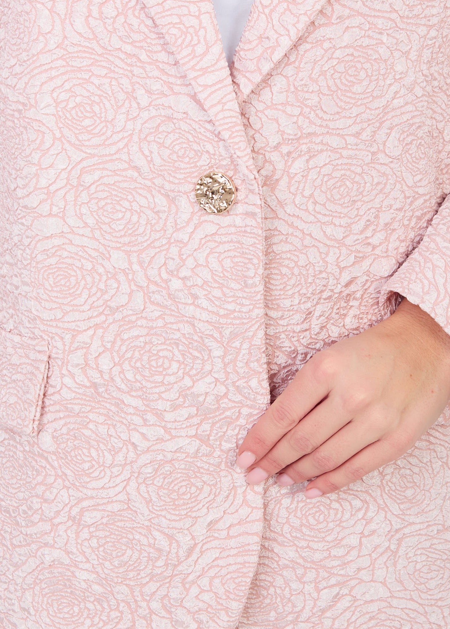 rozā sieviešu viena izmēra žakete