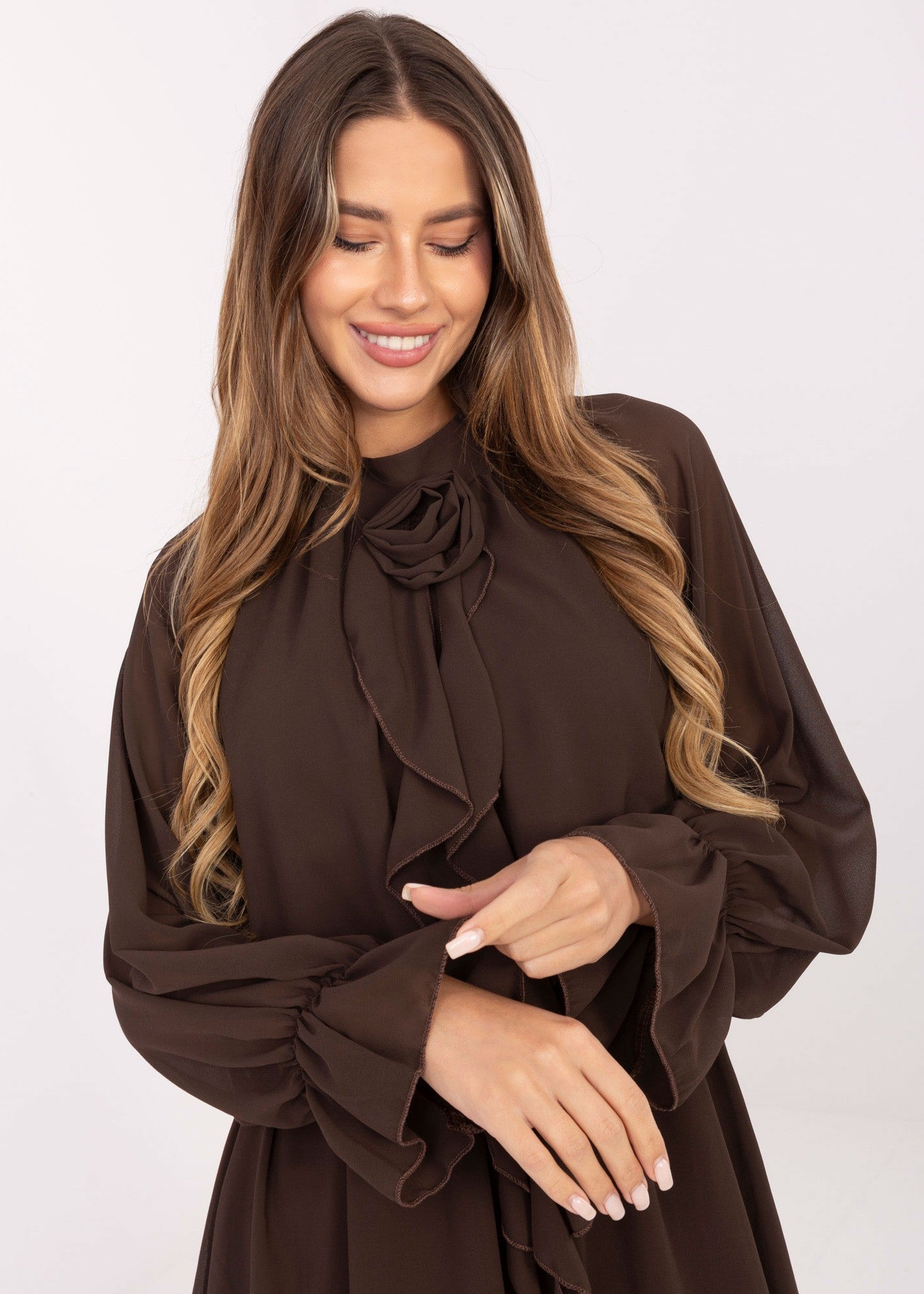 Šifona mini kleita (One size/S-L)