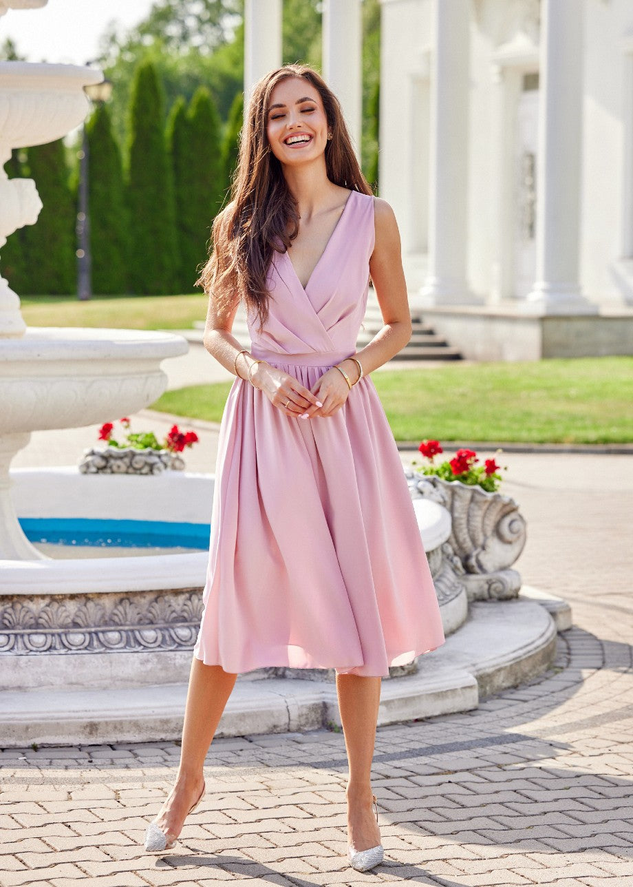 Veci Rozā Rozā midi kleita (L; XL) – marmelladress