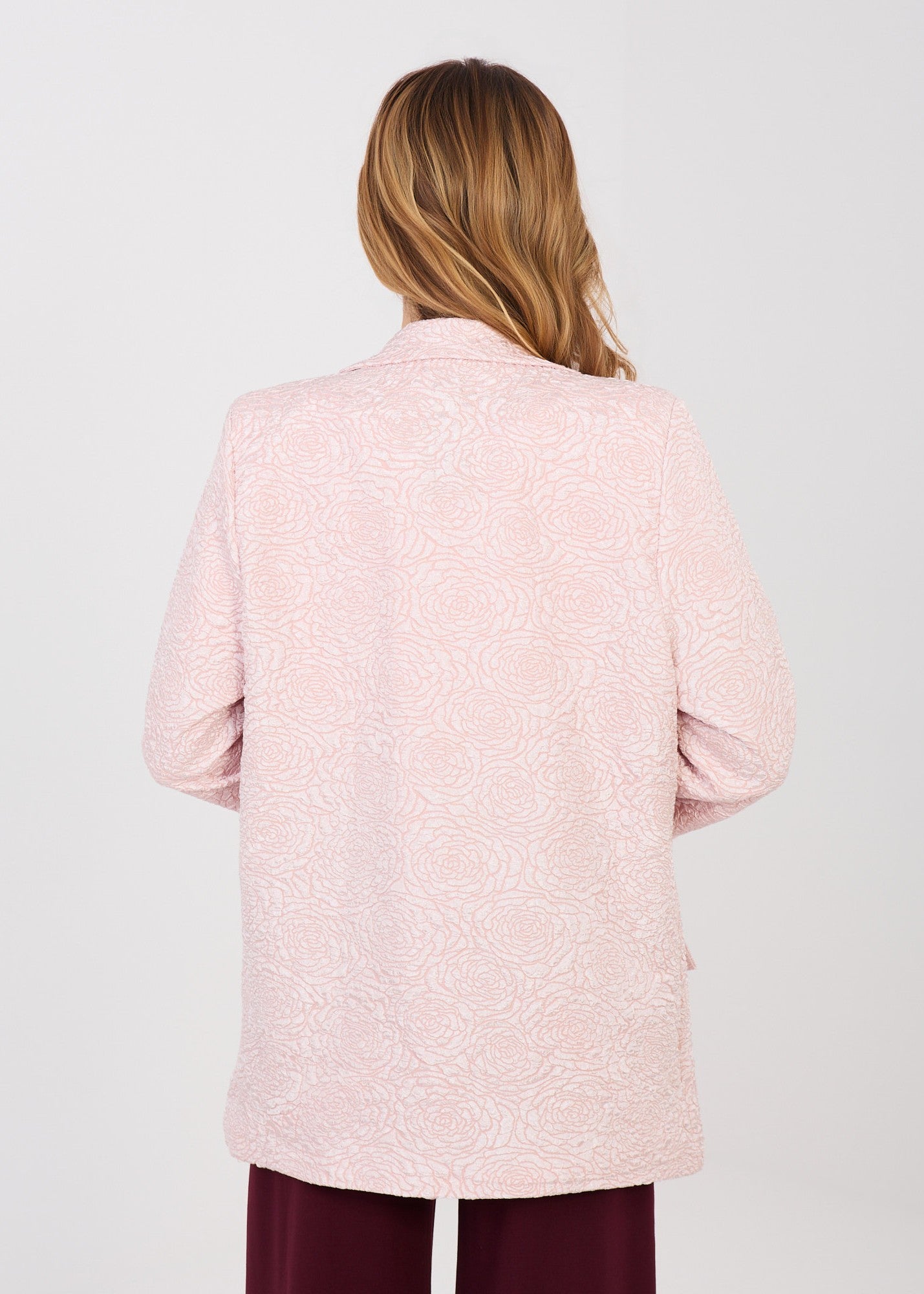 eleganta rozā sieviešu žakete