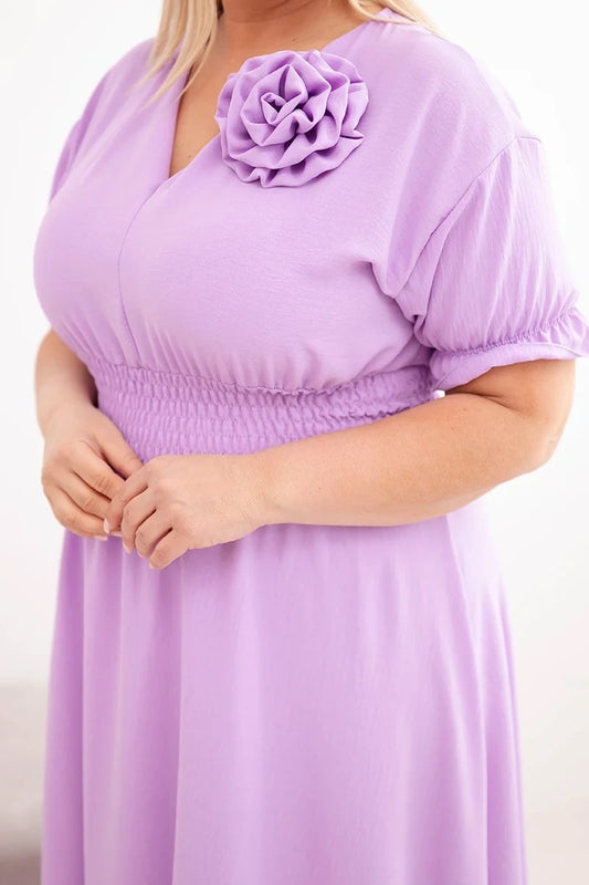 Plus size kleita ar rozi (One size/ XL-3XL)