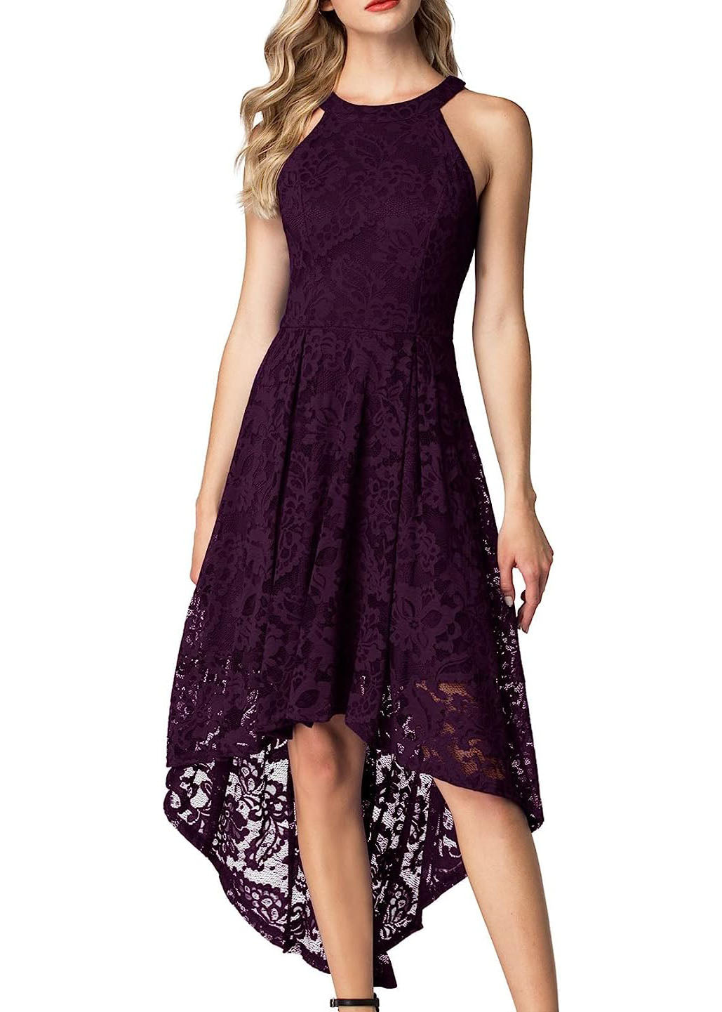 Violeta mežģīņu kleita (L; XL)