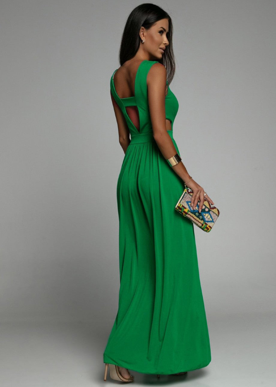 Zaļa garā kleita (one size)