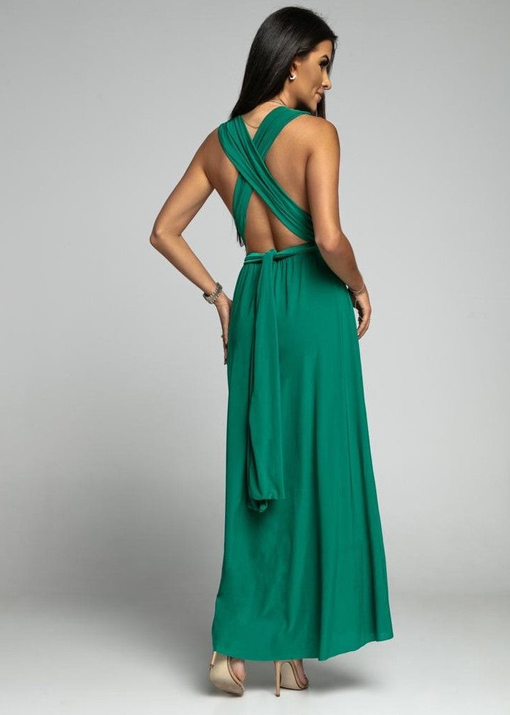 Zaļa maxi kleita (One size)