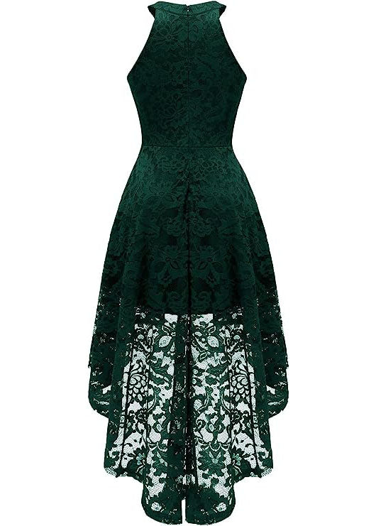 Zaļa mežģīņu kleita (3XL)